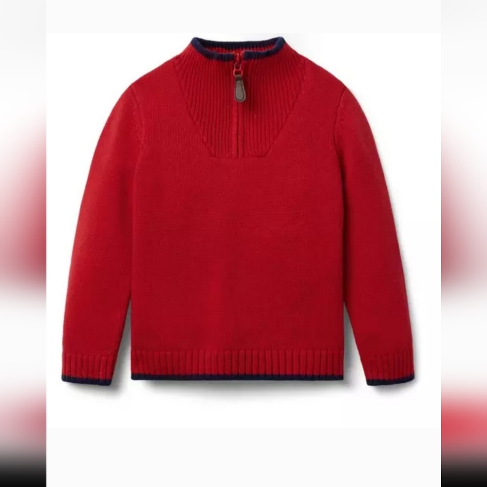 Janie and Jack Half-Zip Sweater Size 18-24M